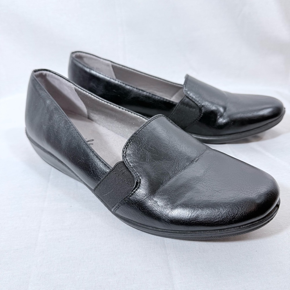 Life Stride‎ Women's Black Loafers Size 10wide